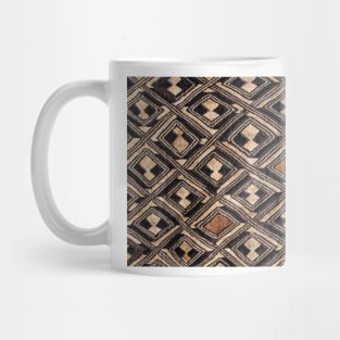 Kuba Raffia Cloth Design Mug